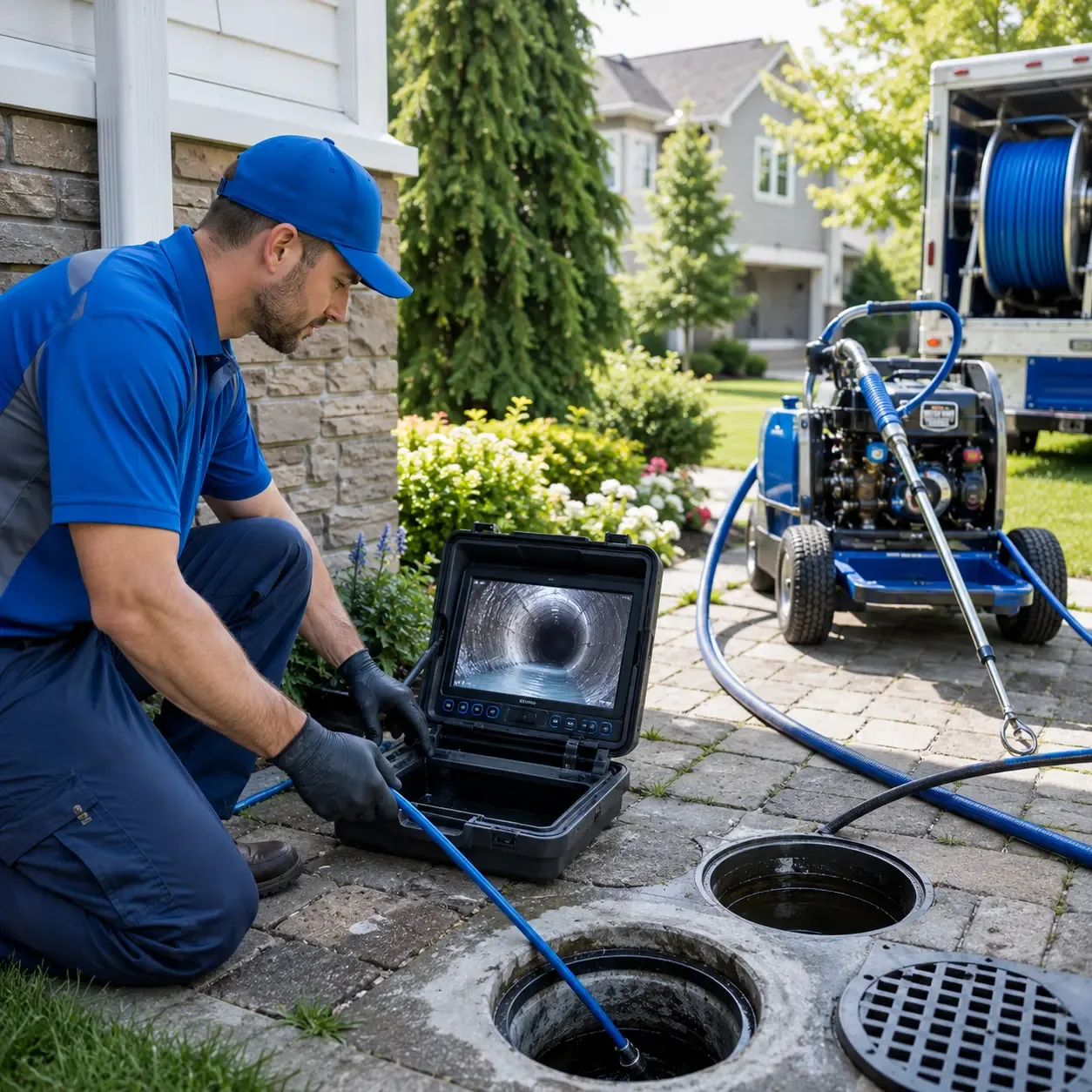 Outdoor drain cleaning professionals serving Allentown, NY