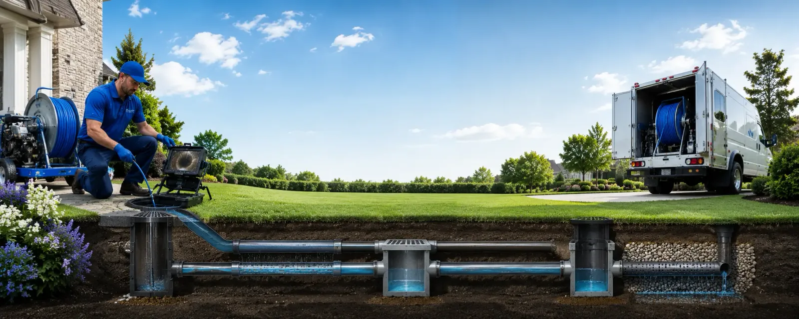 Outdoor drain cleaning information for Allentown, NY